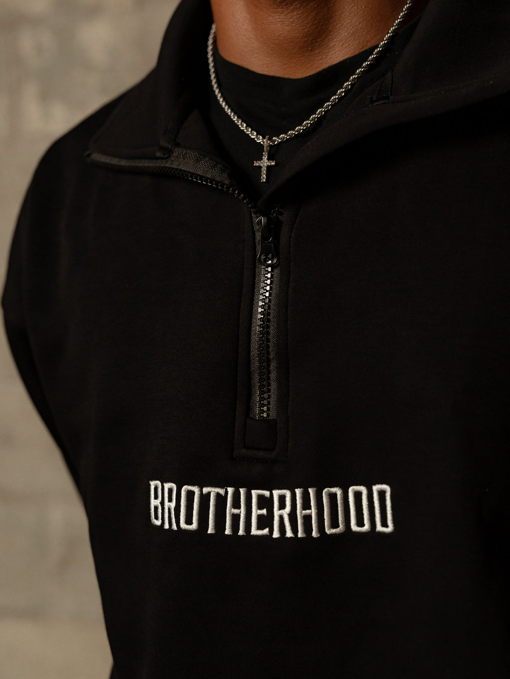 BROTHERHOOD QUARTER ZIP PULLOVER