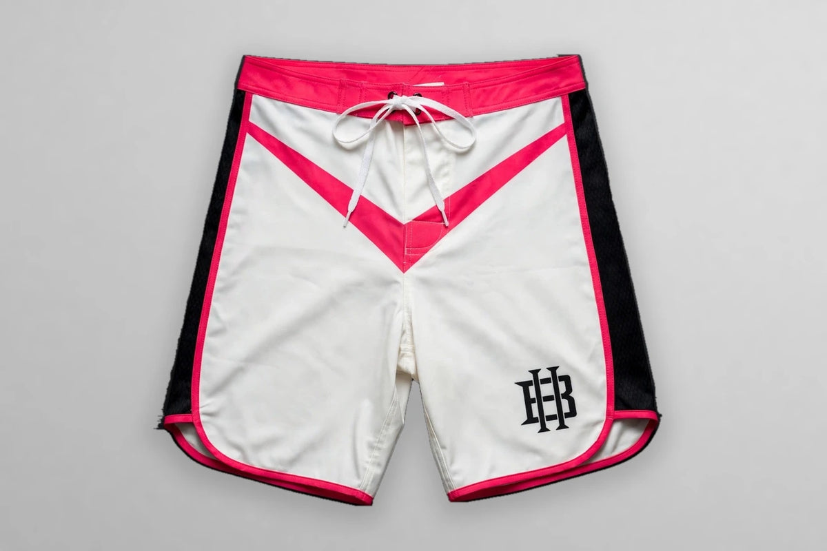BH VICTORIOUS SHORTS IN PINK/WHITE
