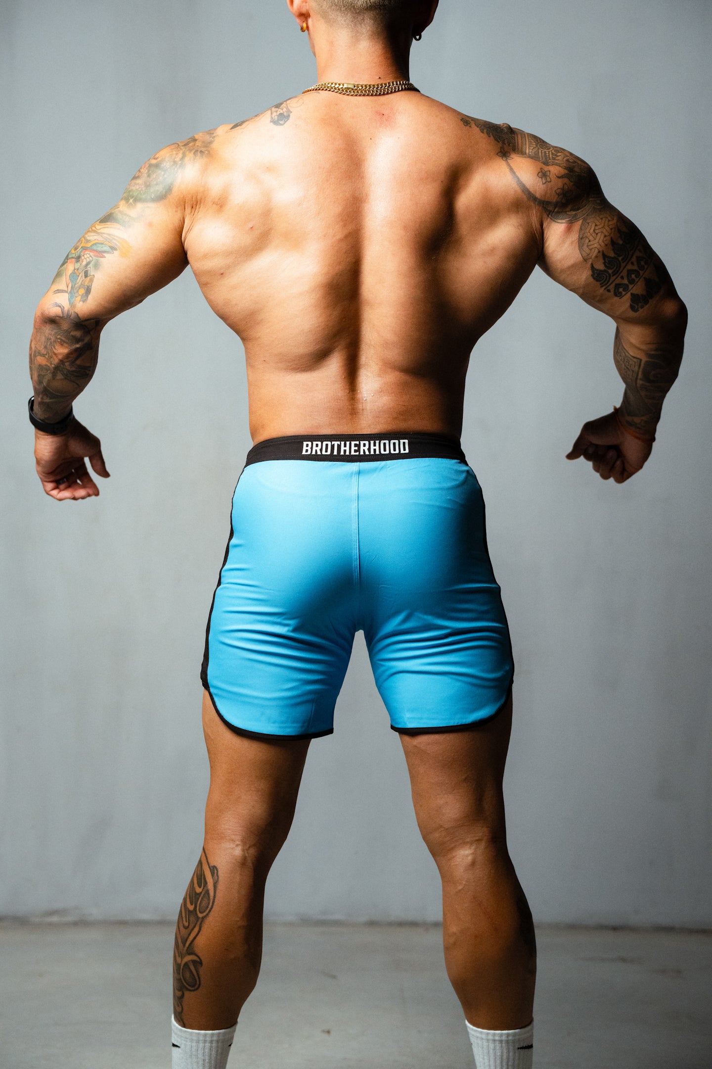 BH SOLID TIFFANY BLUE SHORTS