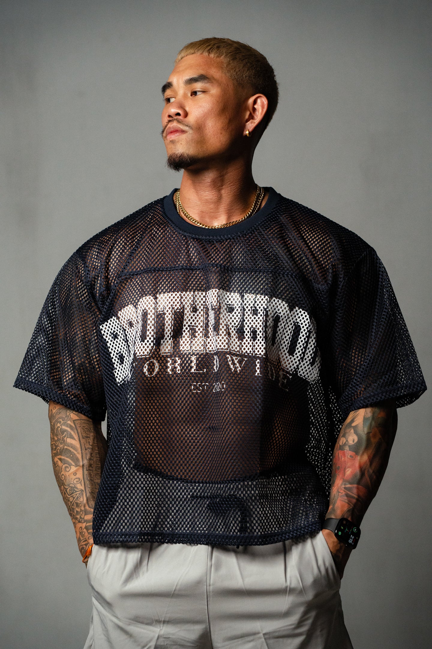 NAVY BLUE WORLDWIDE JERSEY