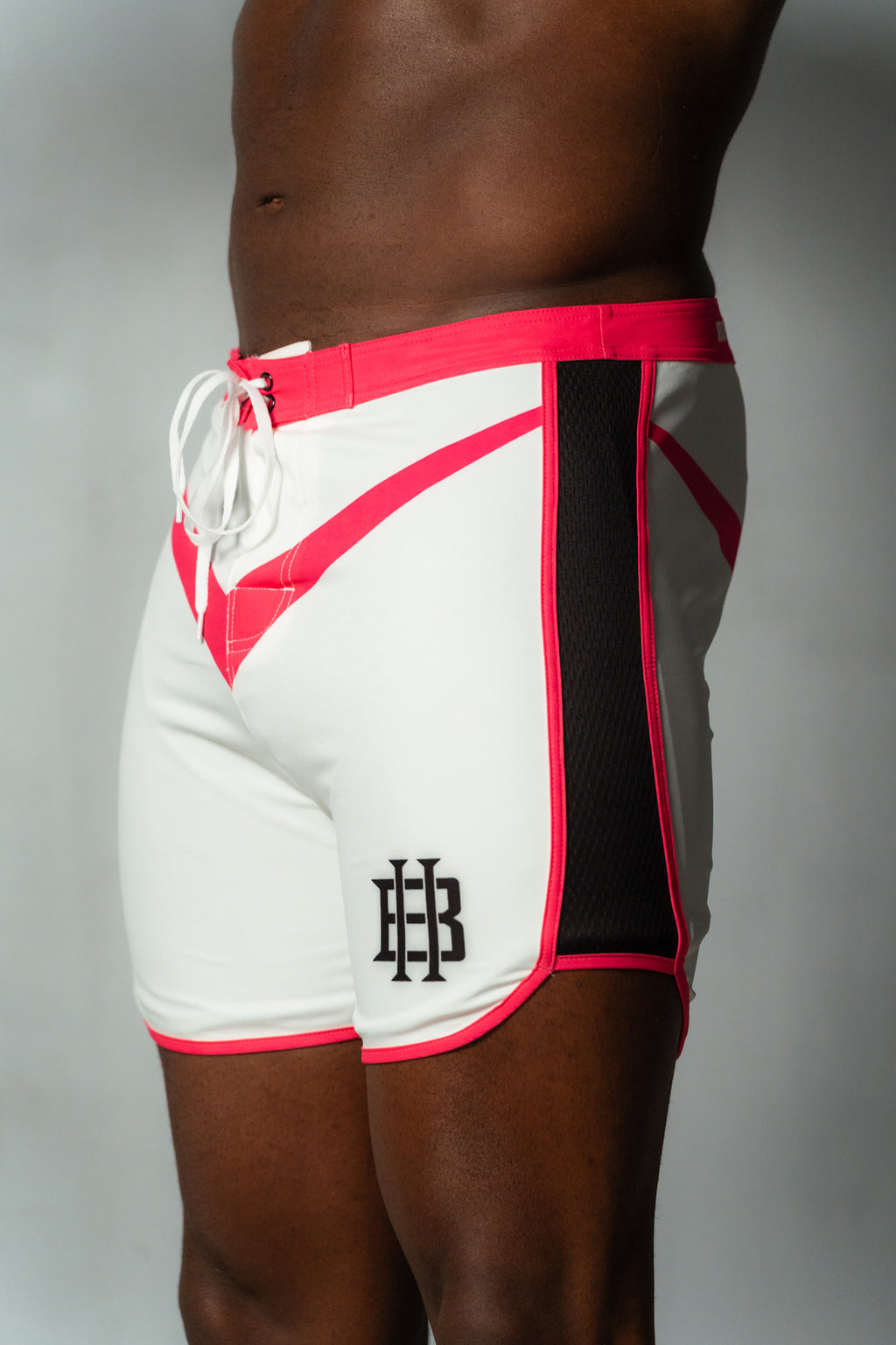 BH VICTORIOUS SHORTS IN PINK/WHITE