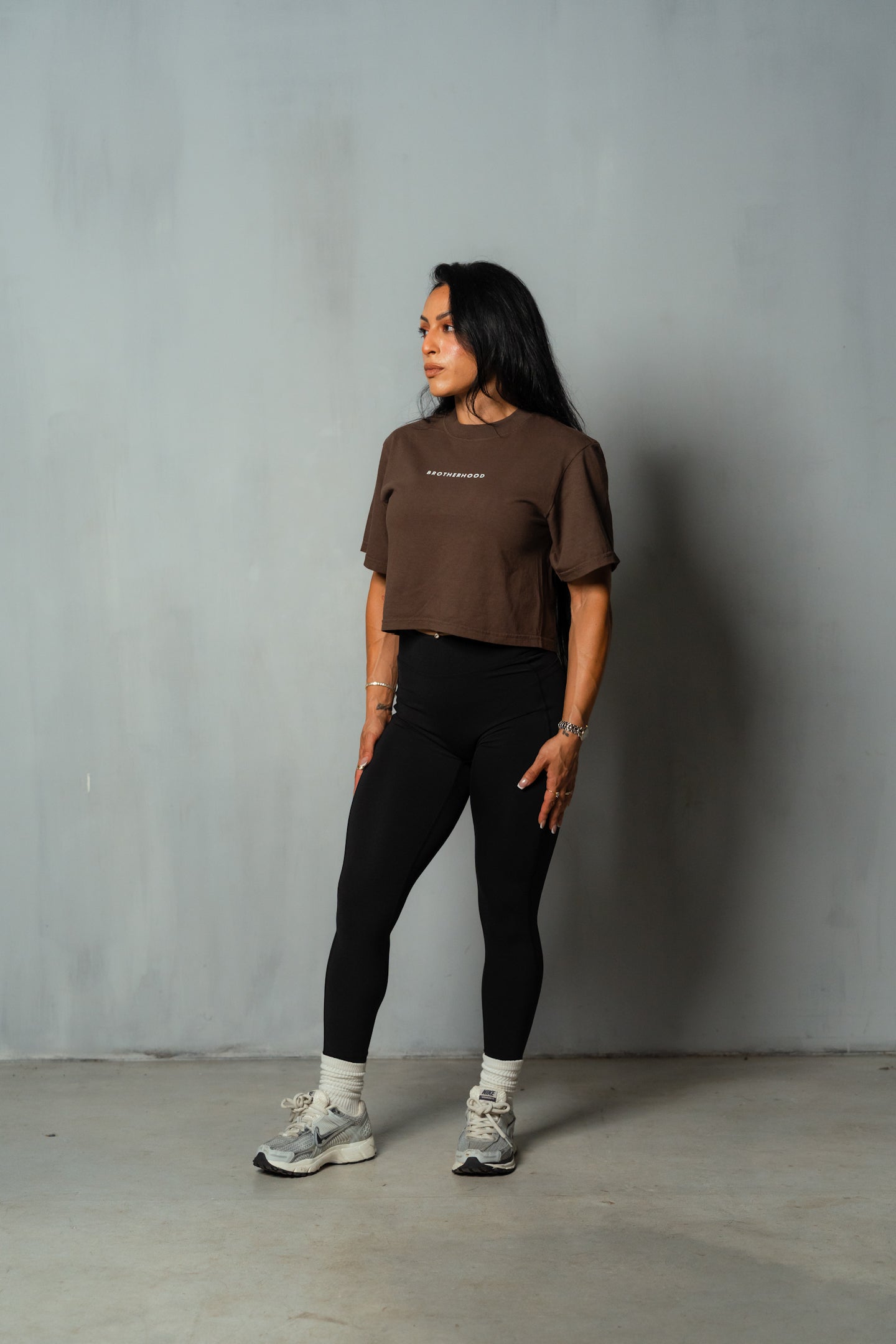 LADIES DYE CROP TEE