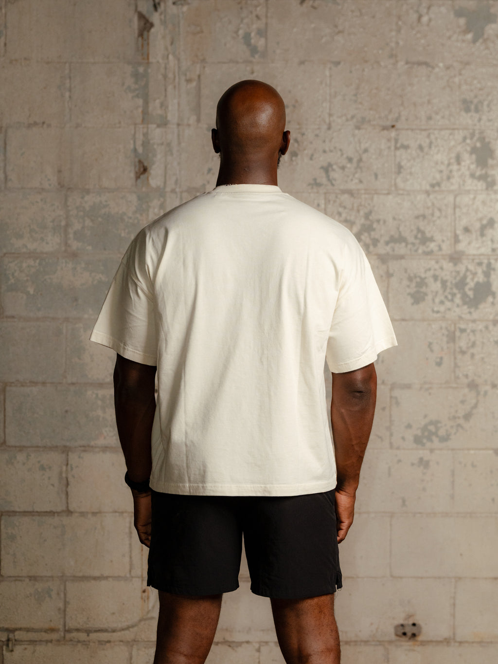 BROTHERHOOD BOXY TEE IN CREAM