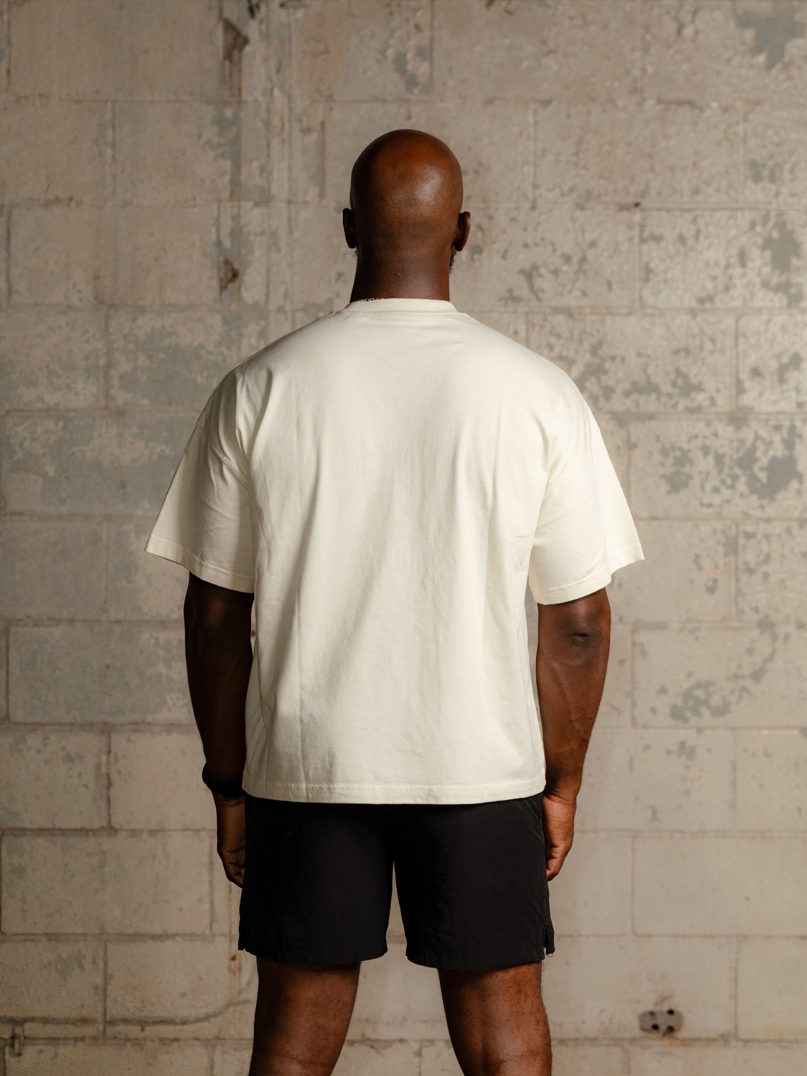 BROTHERHOOD BOXY TEE IN CREAM