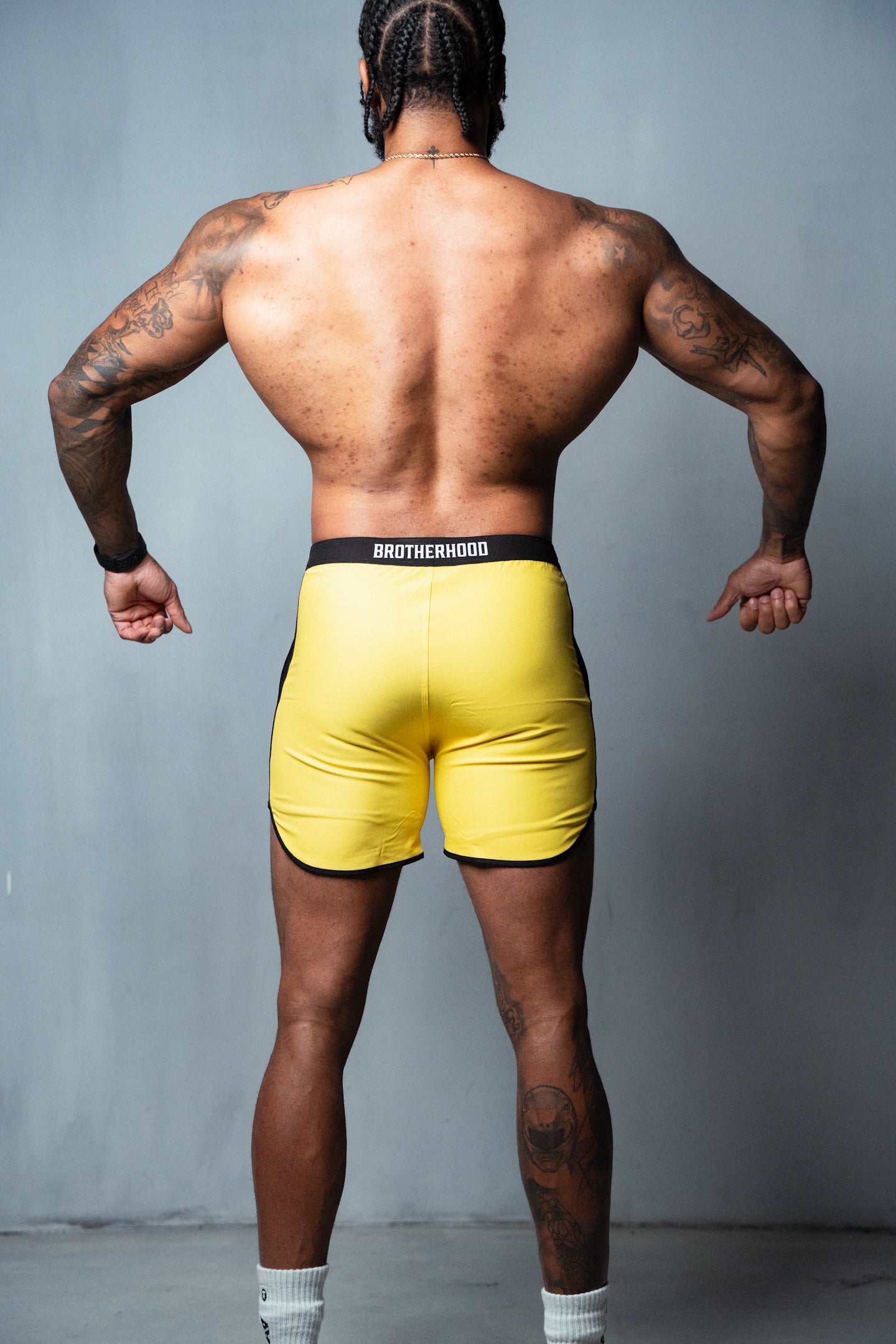 BH SOLID YELLOW SHORTS