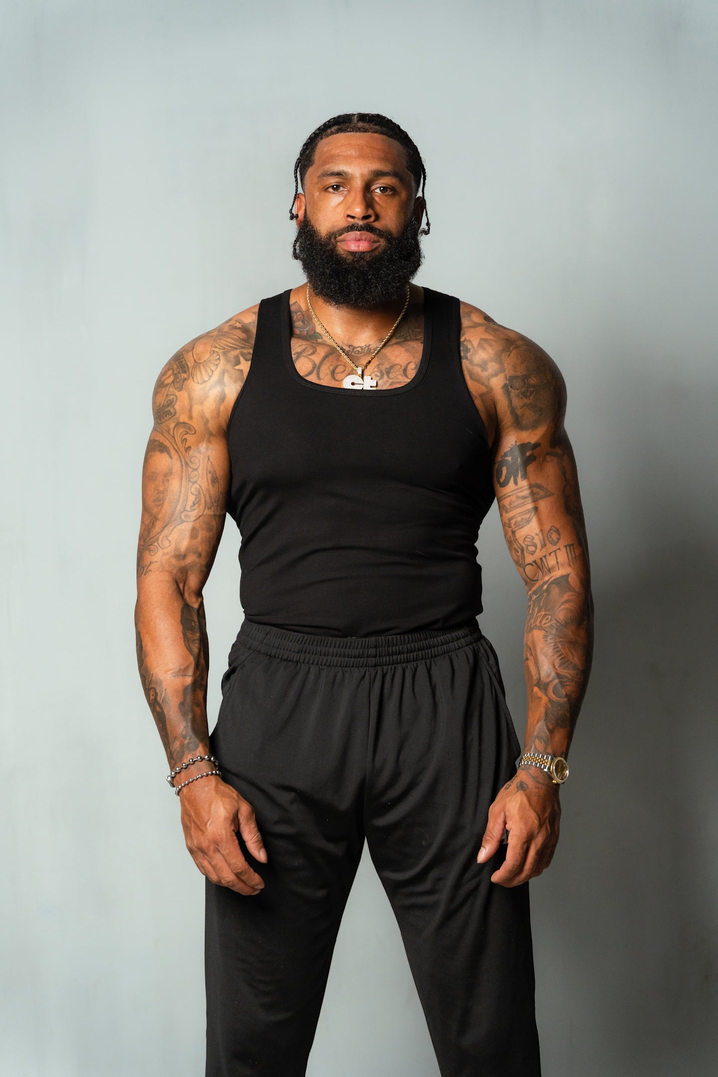 BH MUSCLE TANK IN BLACK