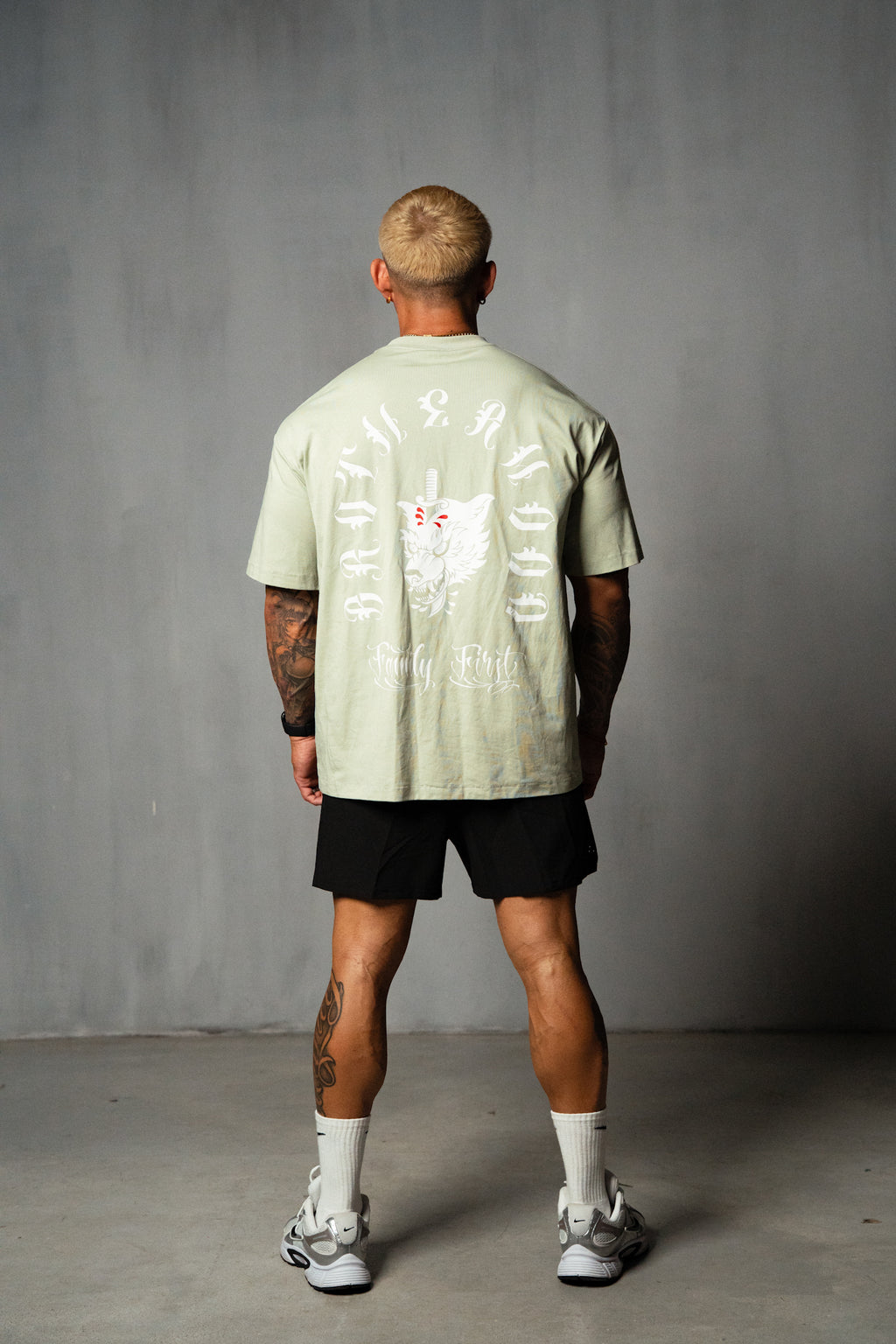 BEAST SLAYER TEE IN MINT GREEN
