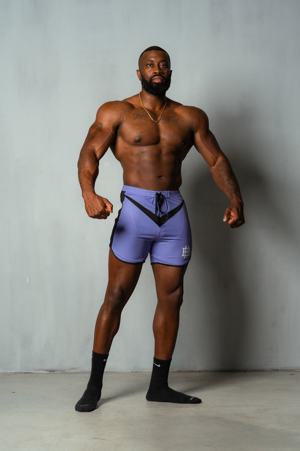 BH VICTORIOUS SHORTS IN MAUVE