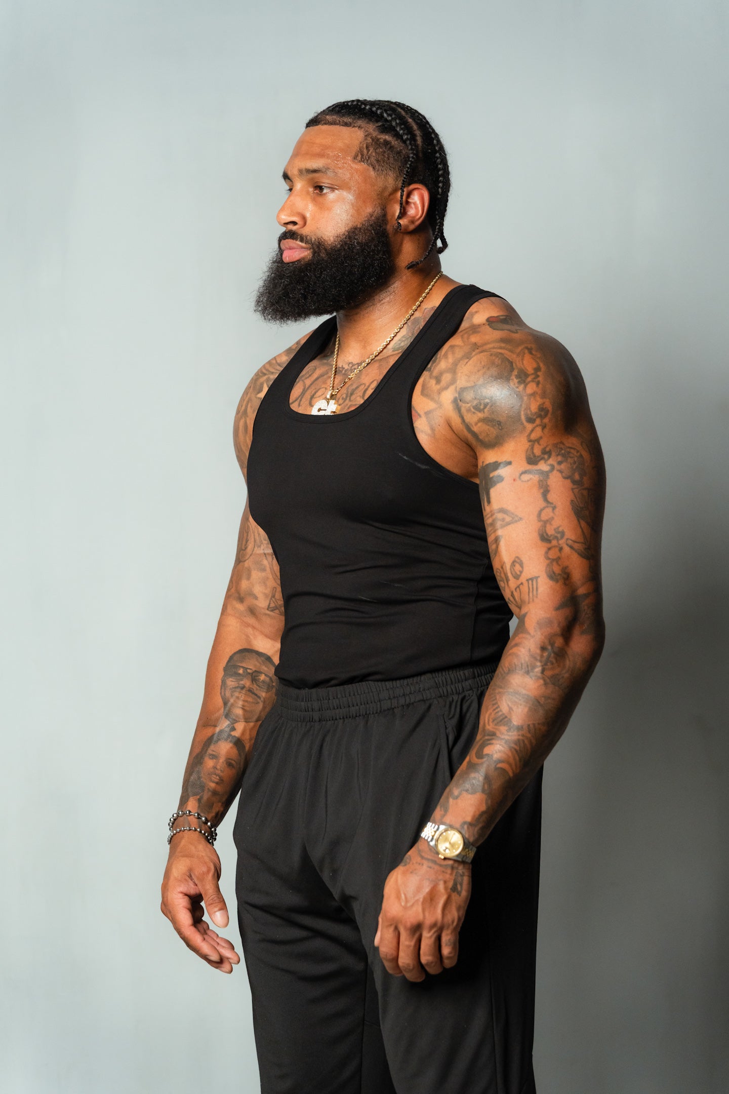 BH MUSCLE TANK IN BLACK
