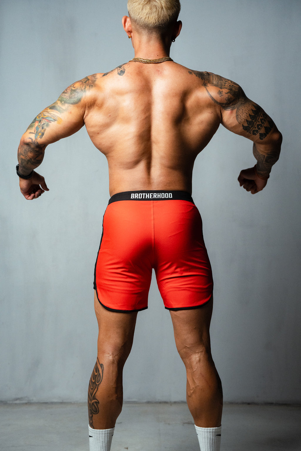 BH SOLID RED SHORTS