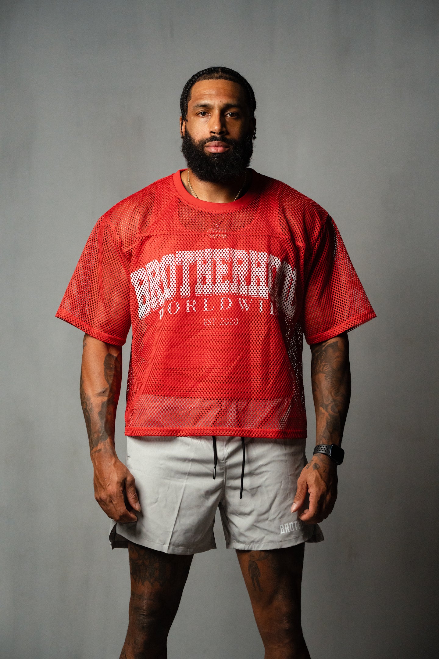 RED WORLDWIDE JERSEY