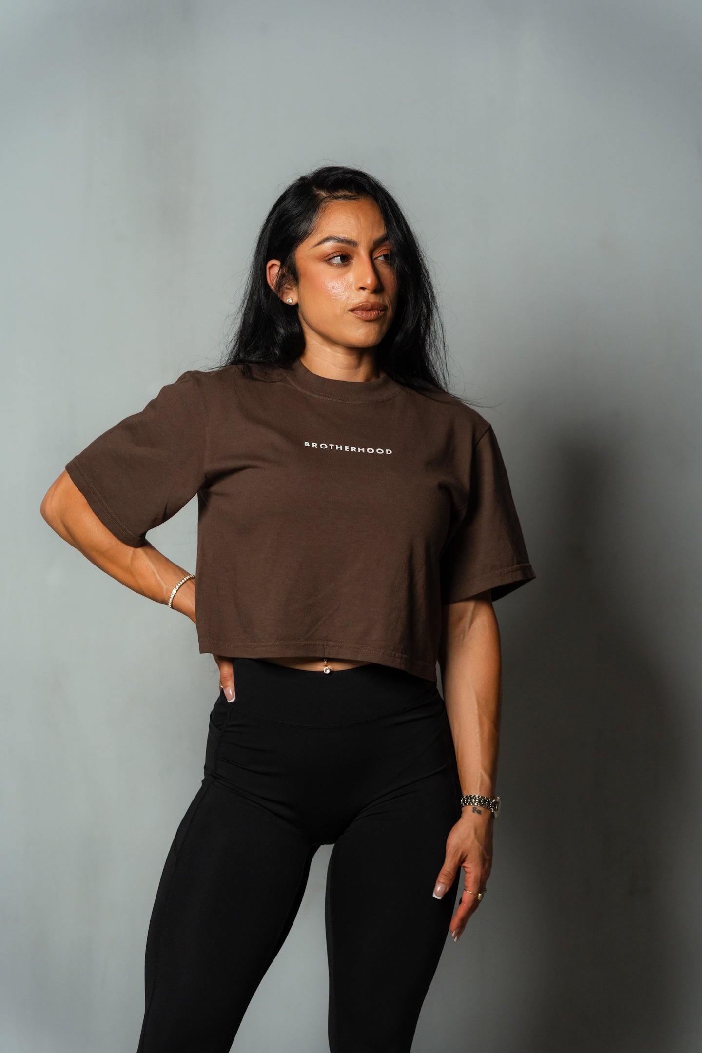 LADIES DYE CROP TEE
