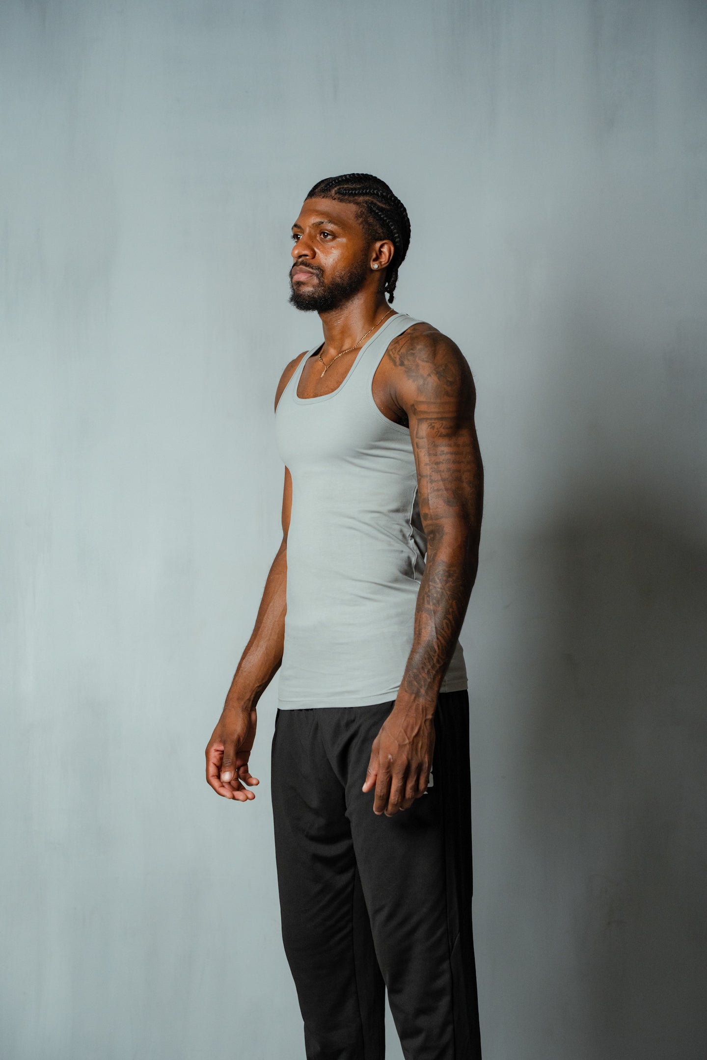 BH MUSCLE TANK IN GREY
