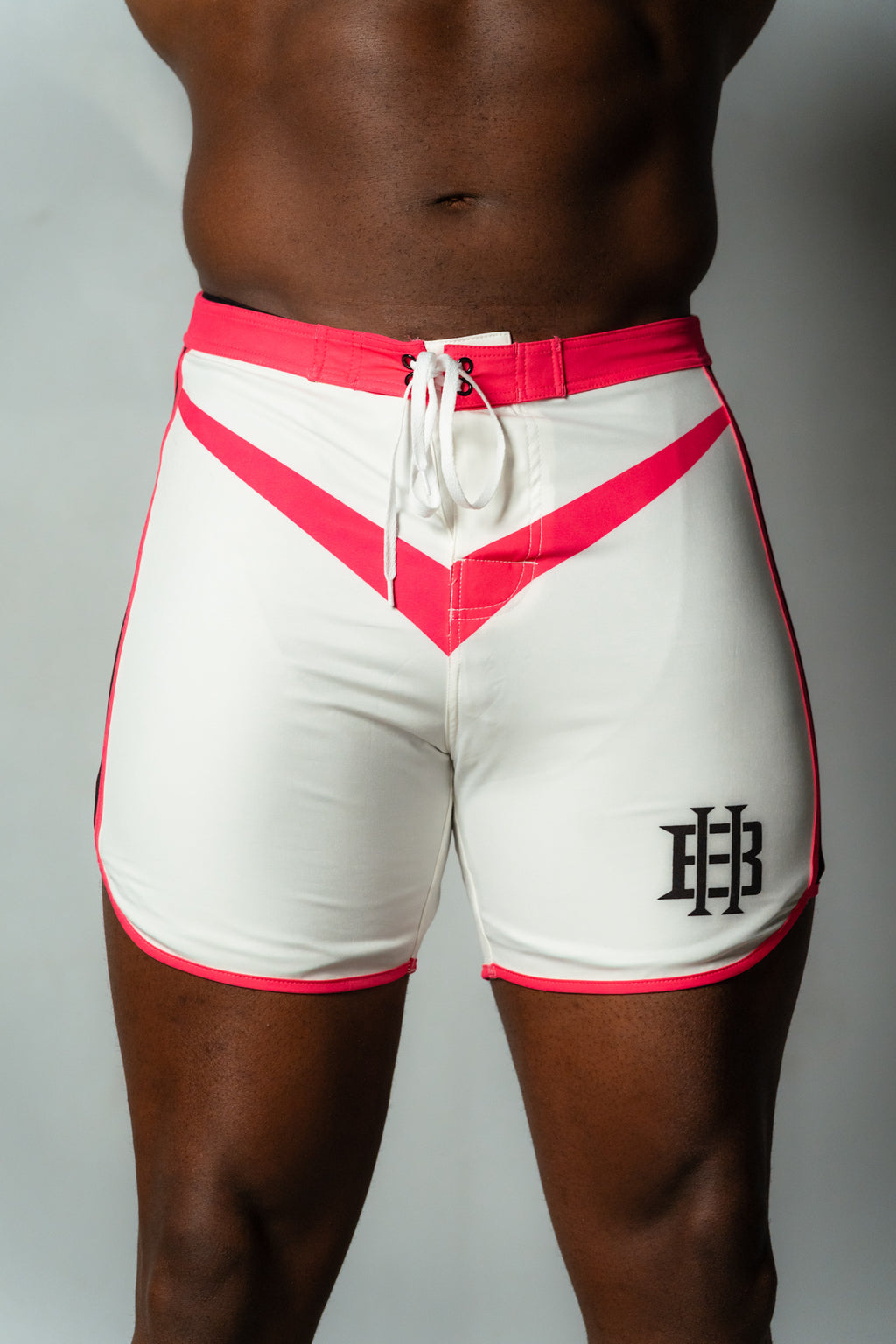 BH VICTORIOUS SHORTS IN PINK/WHITE