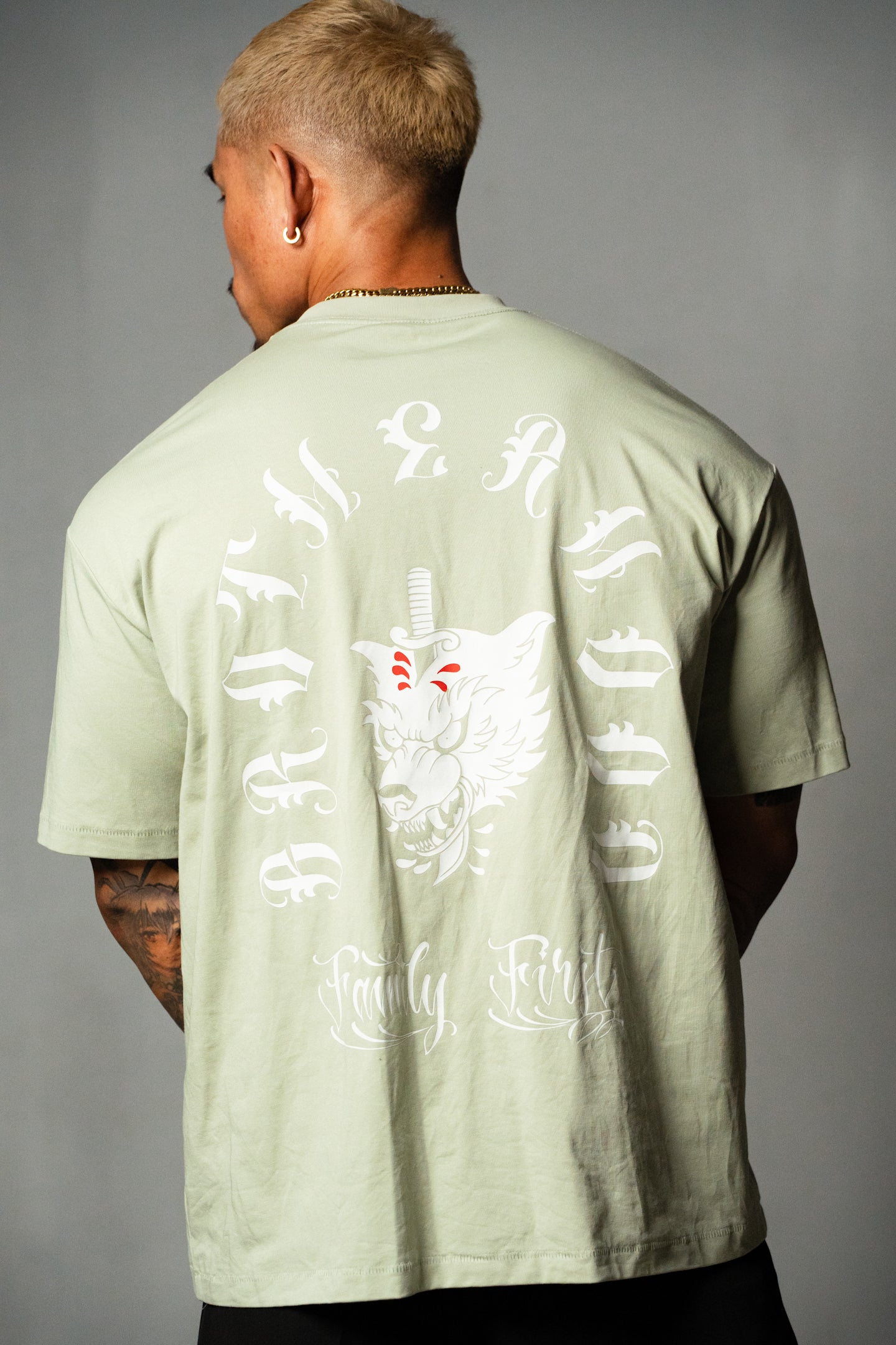 BEAST SLAYER TEE IN MINT GREEN