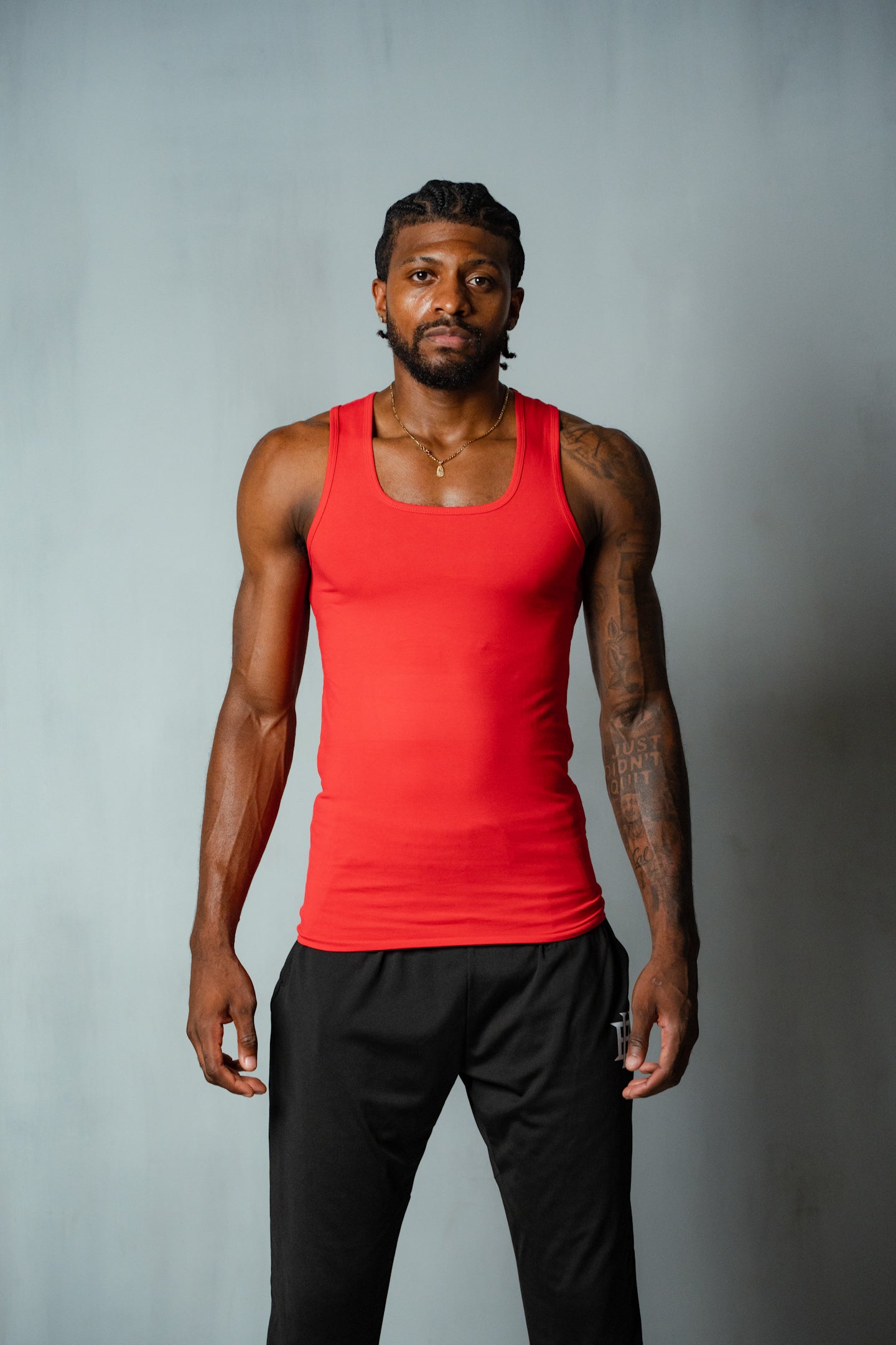 BH MUSCLE TANK IN RED