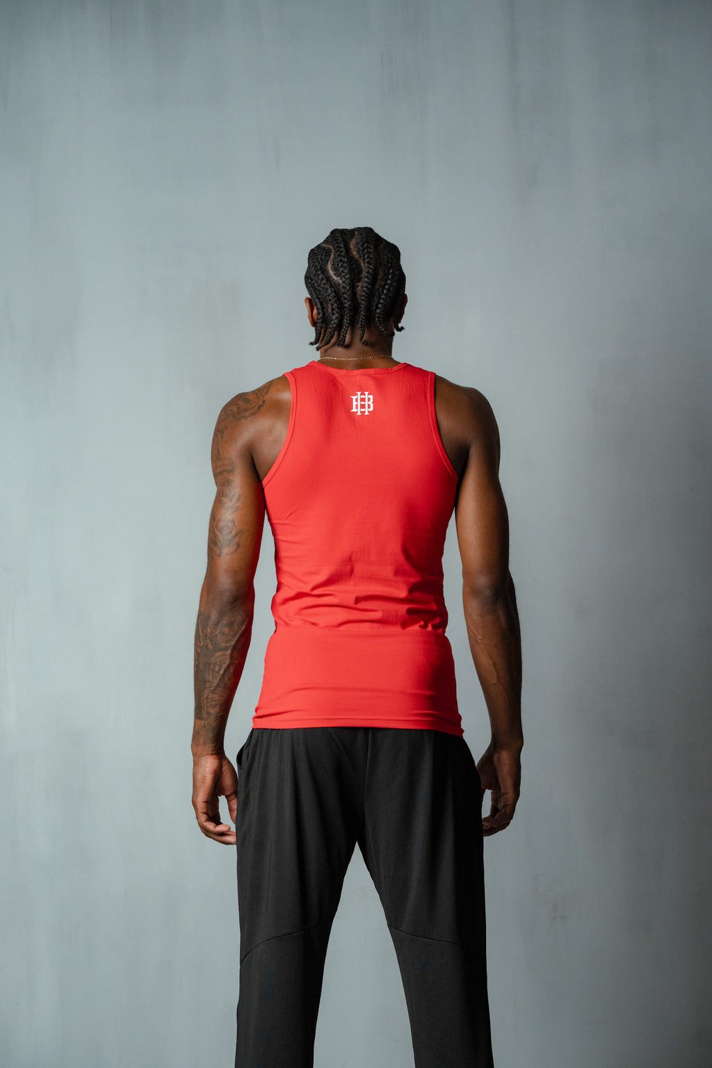 BH MUSCLE TANK IN RED