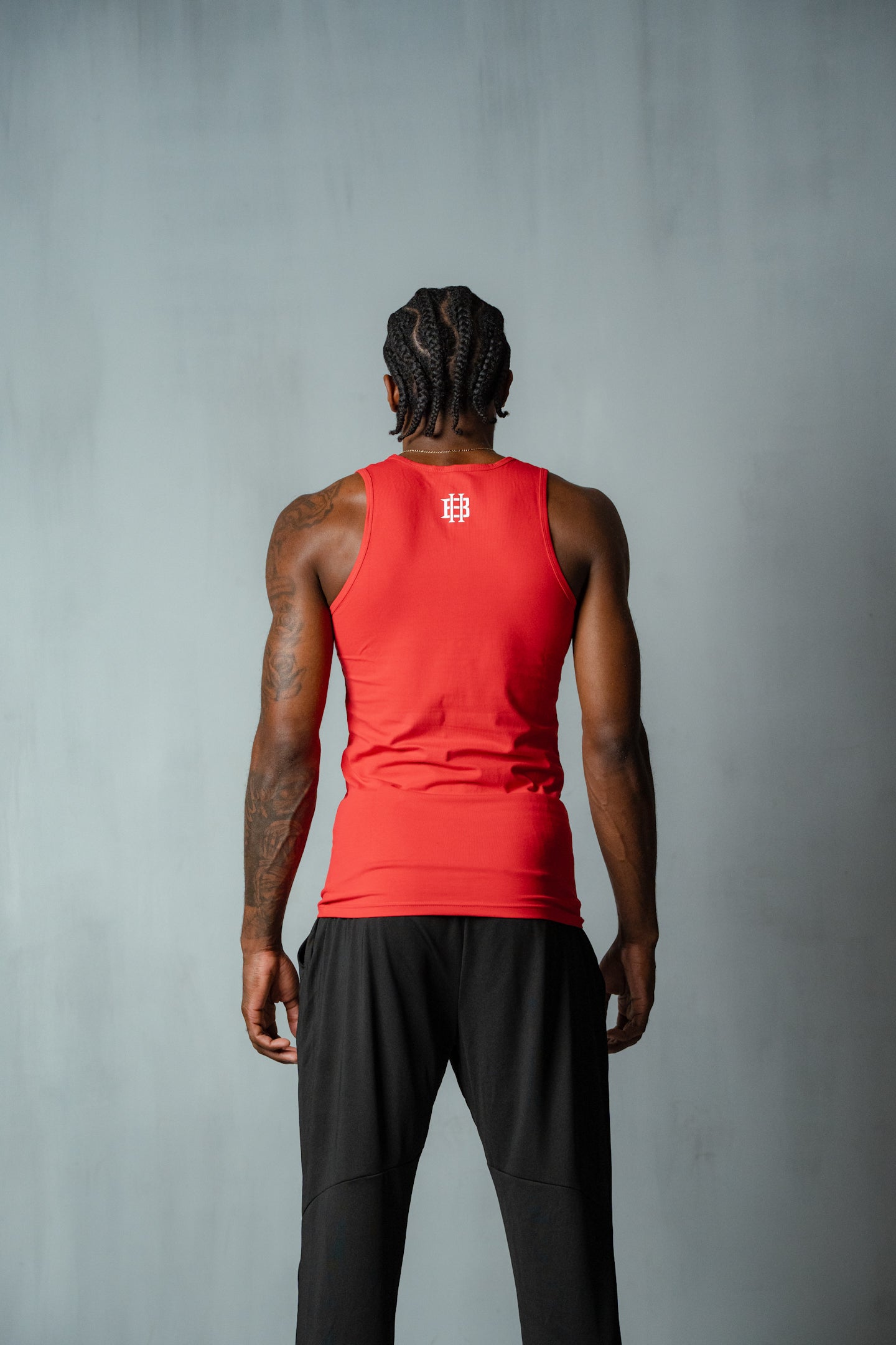 BH MUSCLE TANK IN RED