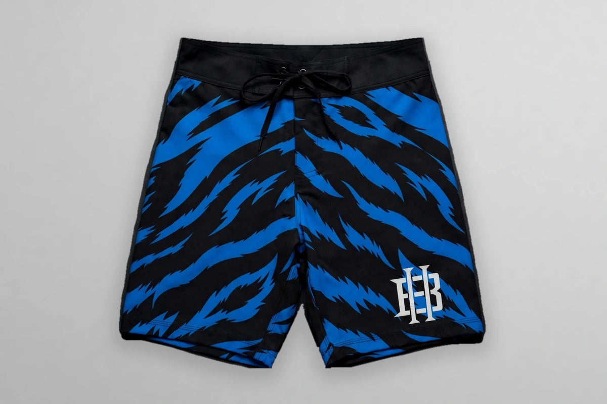 TIGER BOARDSHORTS IN BLUE
