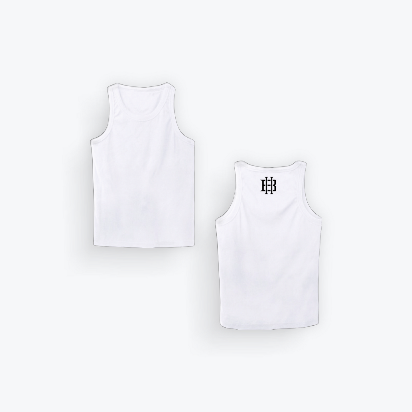 BH MUSCLE TANK IN WHITE